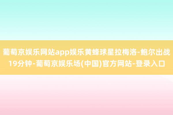 葡萄京娱乐网站app娱乐黄蜂球星拉梅洛-鲍尔出战19分钟-葡萄京娱乐场(中国)官方网站-登录入口